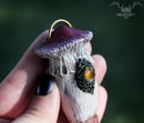 Image 3 of Yellow Calcedony Mushroom Necklace