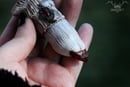 Image 5 of Garnet Mushroom Bottle Necklace