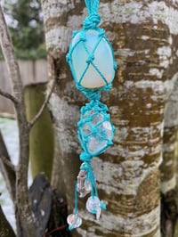 Image 2 of Mermaid Magick - Macrame Pendant