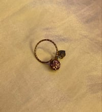 Lavendar Ball Ring