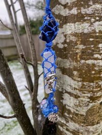 Image 2 of Dolphin Guardian - Macrame Pendant