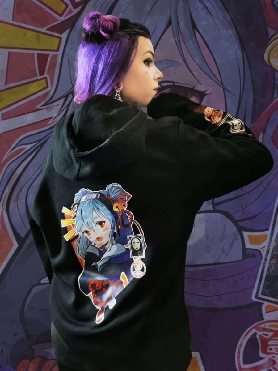 Anime girl hoodie pre-order | Lilly Sue Tattoo