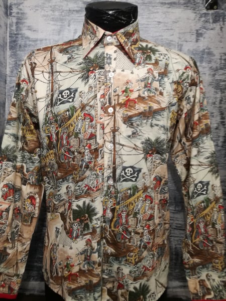 Image of Colourful pirates mens shirt