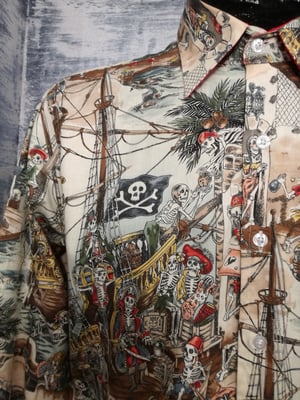 Image of Colourful pirates mens shirt