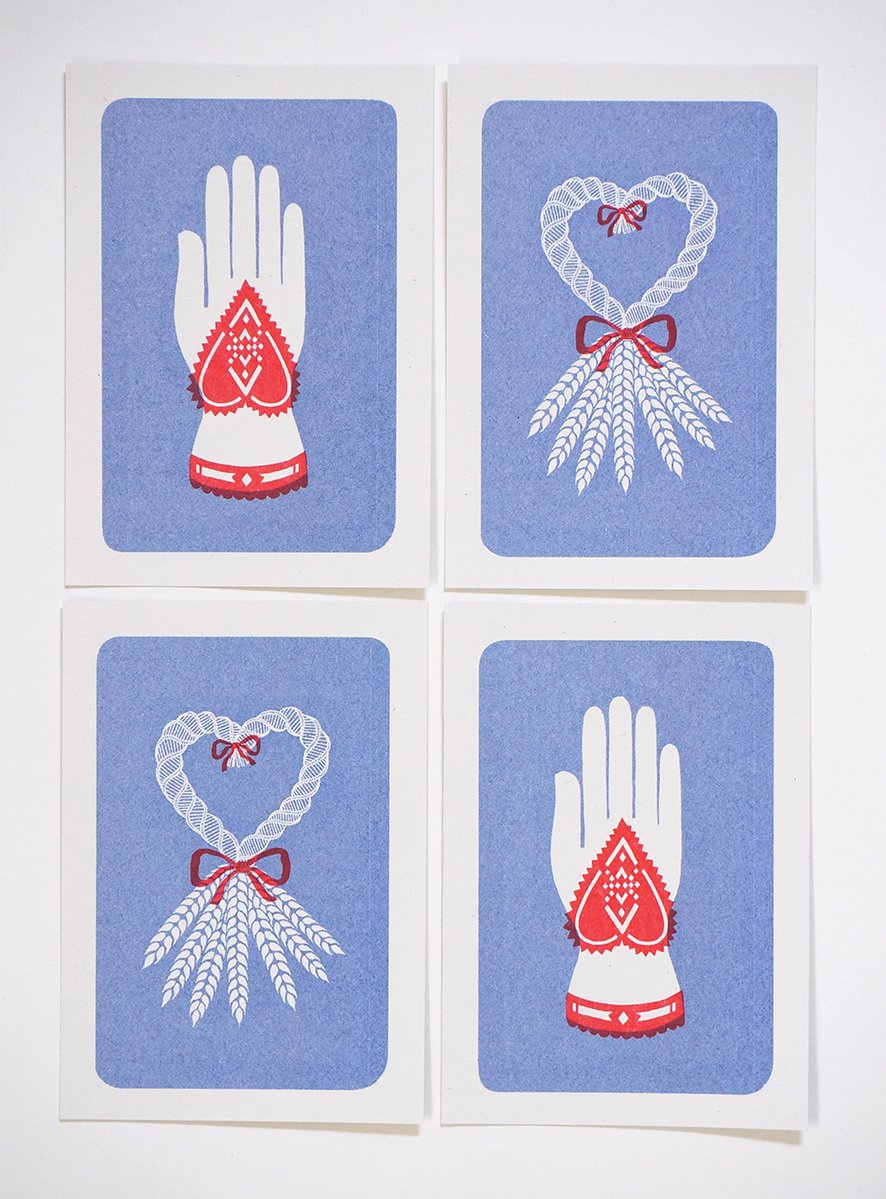 Image of Tokens of Affection - Mini Riso Prints