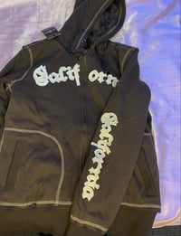 Image 3 of Brown California Zip Up Hoodie