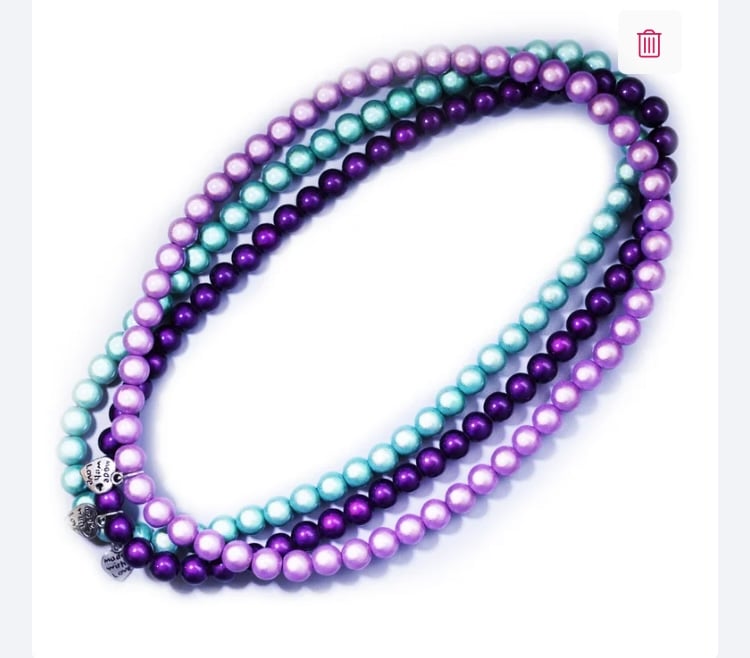 Image of Glow Bead 10mm 16 inch Necklace