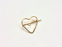 Image 1 of Heart pin