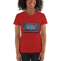 Image 1 of Women's Vote Loose Crew Neck T-Shirt