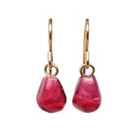 Image 1 of Tiny Pomegranate Seed Earrings