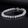 SILVER DIAMOND TENNIS BRACELET