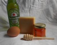 Image 2 of Beer Honey and Egg Solid Shampoo Bar