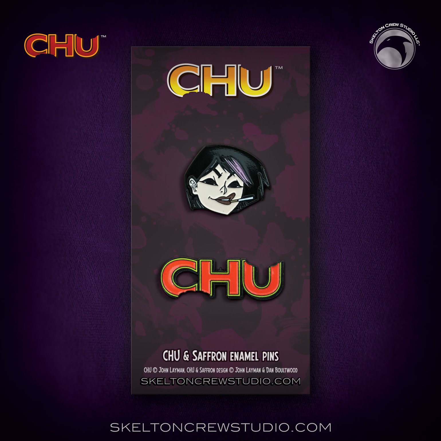 Image of CHU: Limited Edition Saffron & CHU Logo set! 