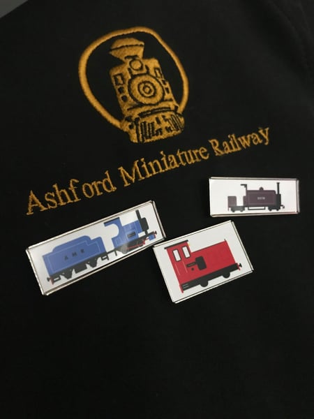 Image of Locomotive Metal Pin badge
