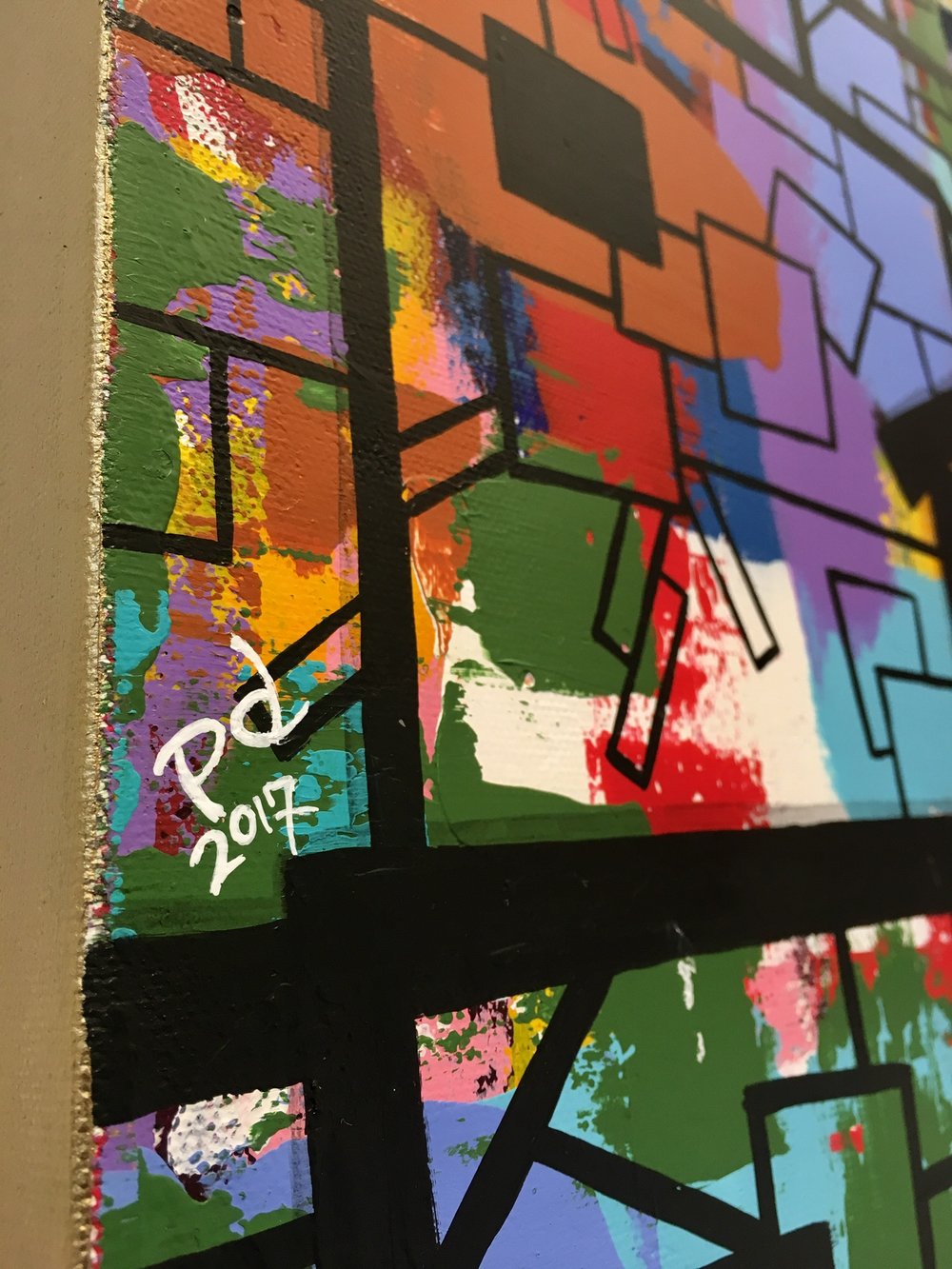 Image of “sLum #5” Original Painting