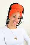 Orange Head Wrap 