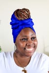 Royal Blue Head Wrap