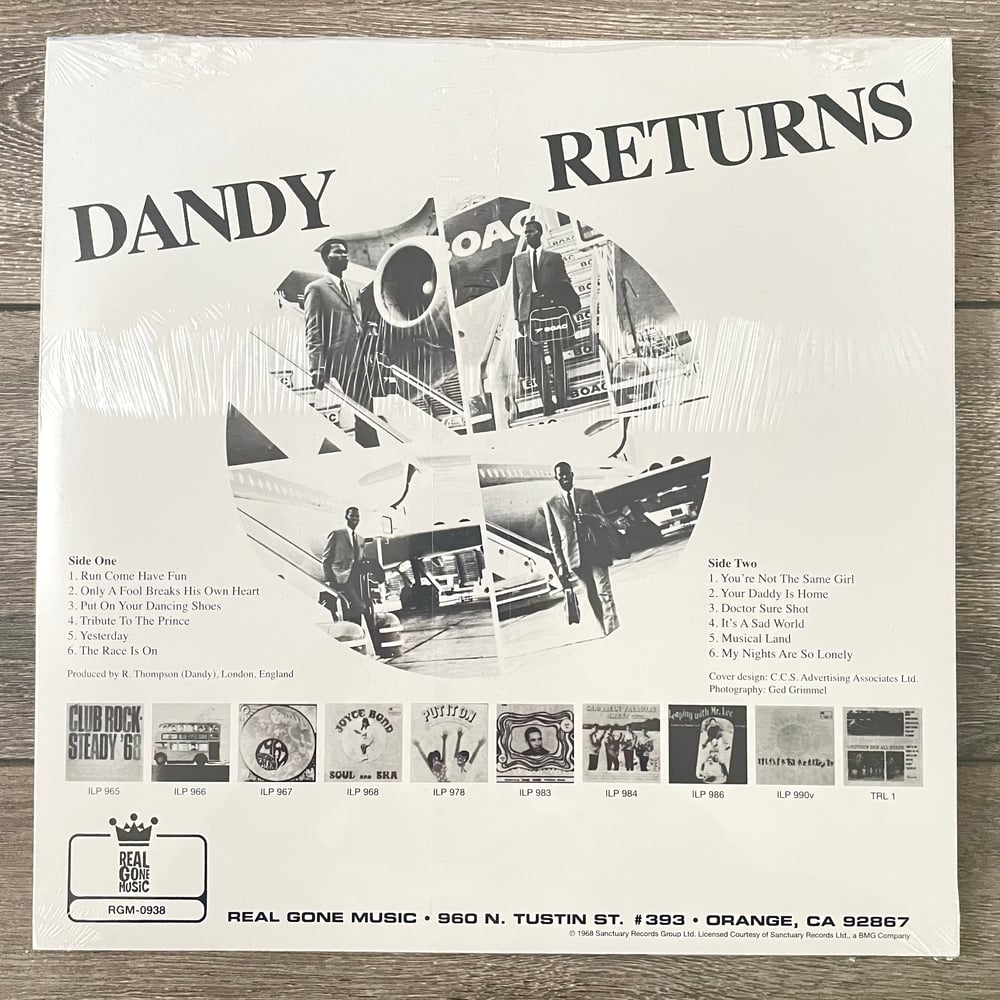 Image of Dandy Livingstone - Dandy Returns