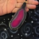 Pink Agate Pendant 