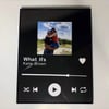 Glass Music Frame (Black Background)
