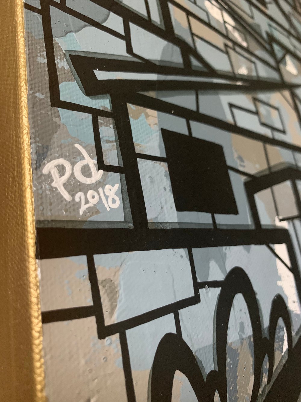 Image of “sLum #12” Original Painting