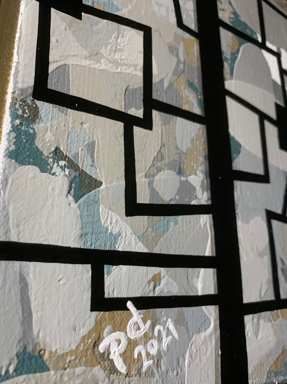 Image of “sLum #17” Original Painting