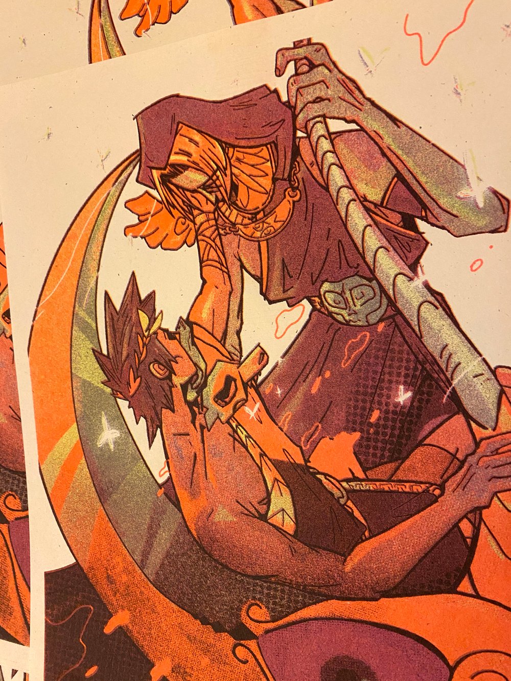 Image of [Unofficial] Hades Risograph Print