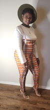 Orange Plaid 2-Piece Set