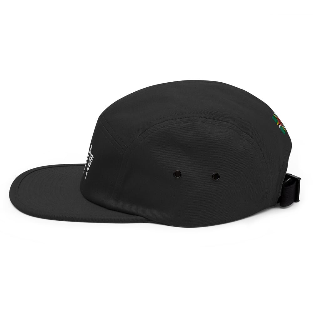 "DOMINICA" Iconic ANIWAVE 5-Panel Cap (One Size Fits Most)
