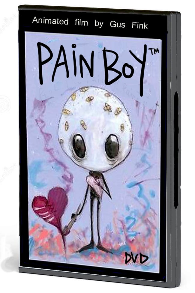 Pain Boy animated short film DVD