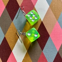 Image 2 of Feelin Lucky Dice Earrings