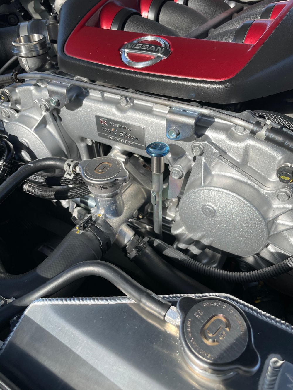 Nissan GTR, 370z, G37 dual radiator cap set.