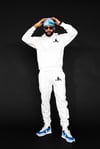 Junkie Kartel White Sweat Suit "JK "Logo Package