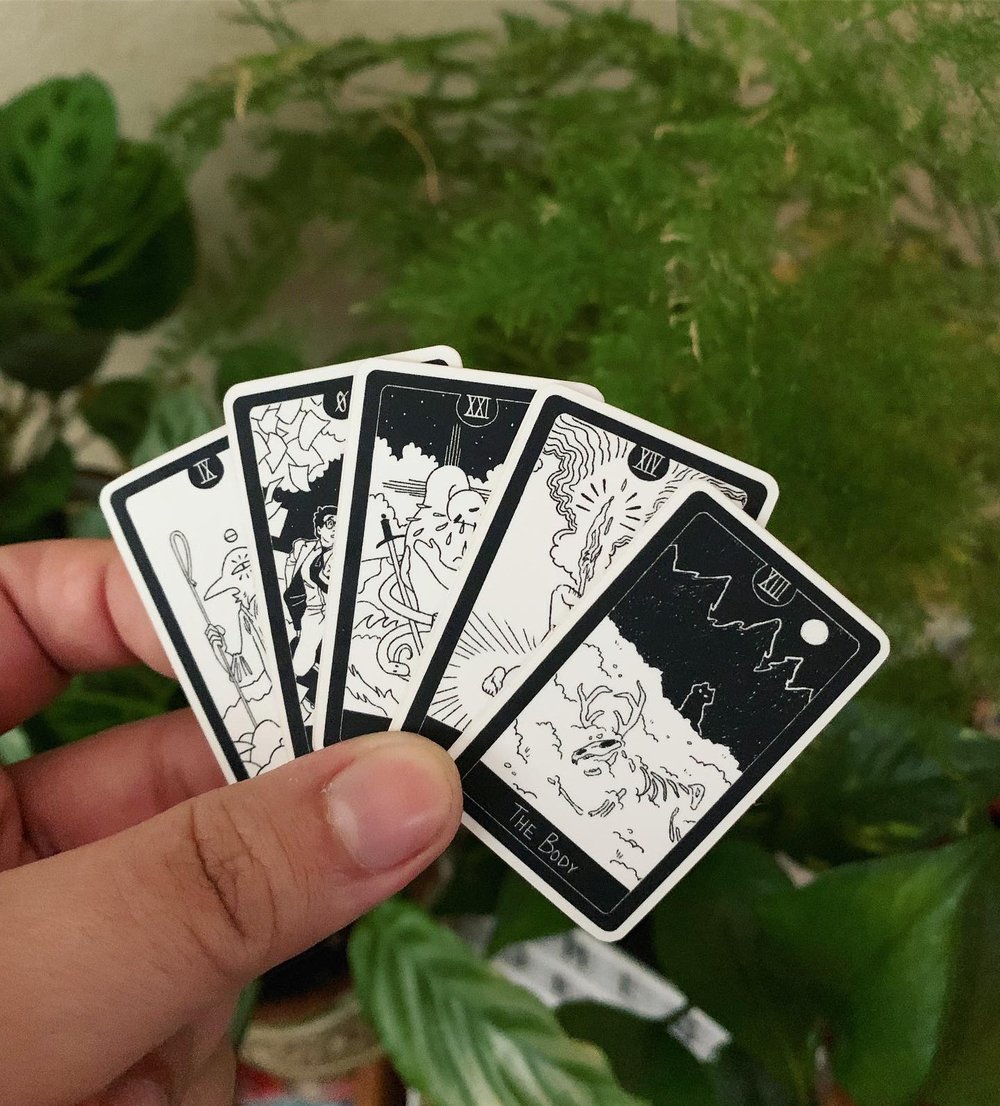 Image of + SECRET TAROT STICKER SET +