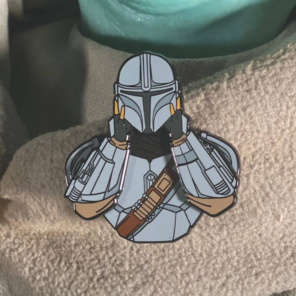 Image of Mando Bounter Hunter Slider Enamel Pin