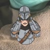 Mando Bounter Hunter Slider Enamel Pin