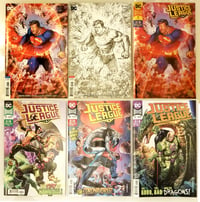 Image 1 of SIGNED COMICS - JUSTICE LEAGUE