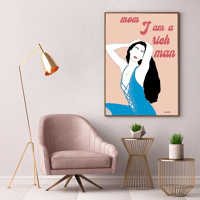 Image 2 of Mom I am Rich Man, Cher Print