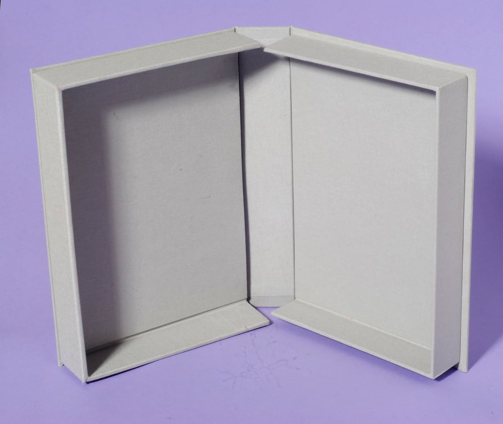 10x8 inches - A4 bespoke clamshell box 