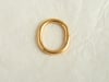 Round Ring Gold Plated