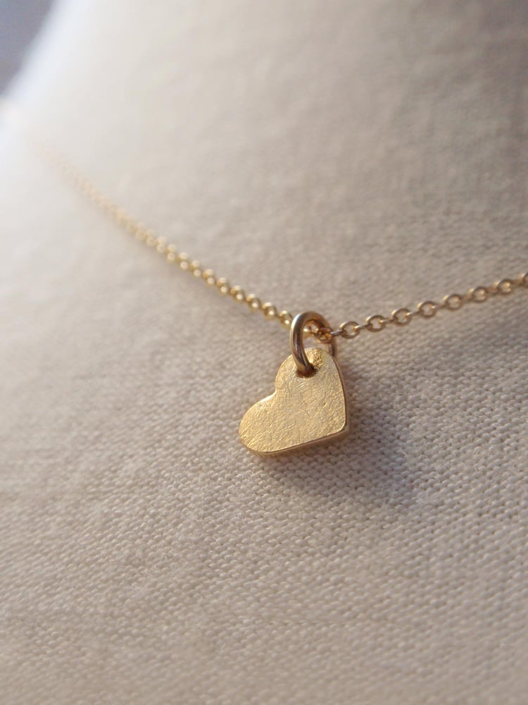 Image of Little Heart Necklace - Golden