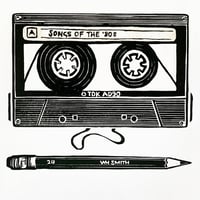 Image 2 of Cassette ‘Mix’ Tape (Linocut Print)