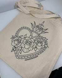 Sacred Heart Tote Bag 