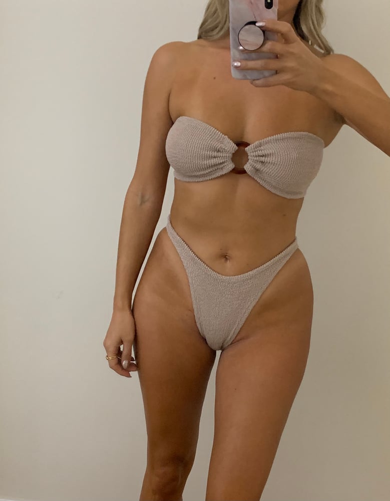 Image of Nude Ring Bandeau Bikini 