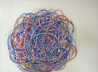 Image 5 of Nina Bovasso Swirly Ball Giclee Print