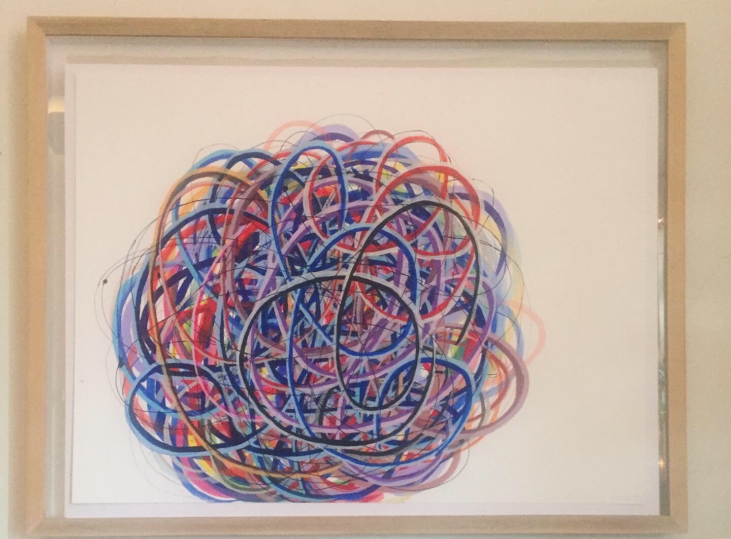 Image of Nina Bovasso Swirly Ball Giclee Print