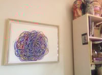 Image 3 of Nina Bovasso Swirly Ball Giclee Print