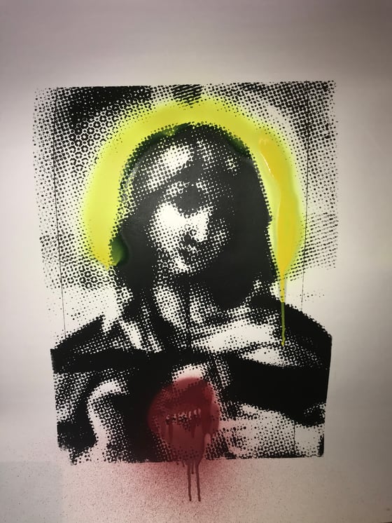 Image of Dot Screen Madonna Single Print