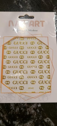 Image 2 of NEW GUCCI LARGE Decal sheet 