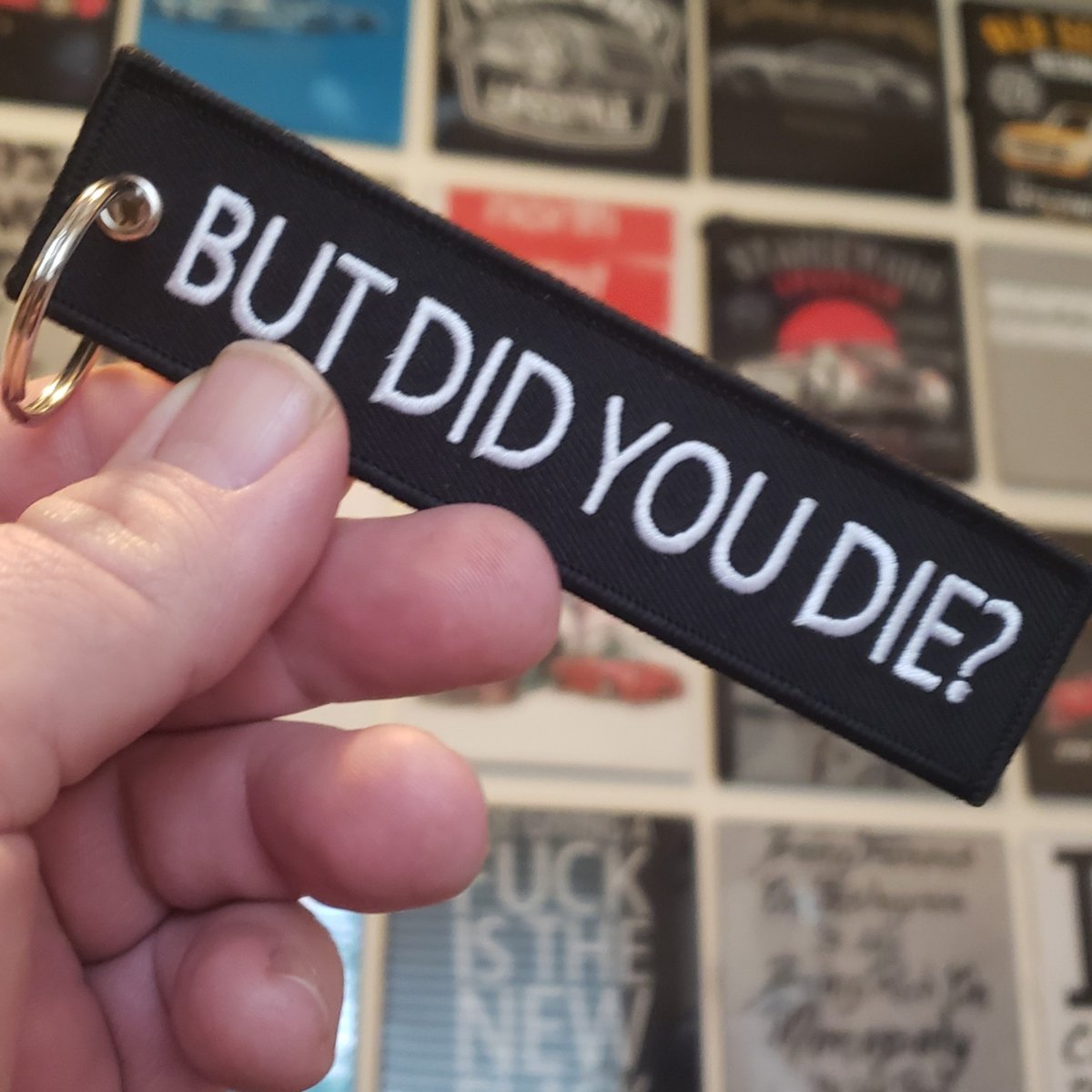 Image of But did you die ? Flight Tag